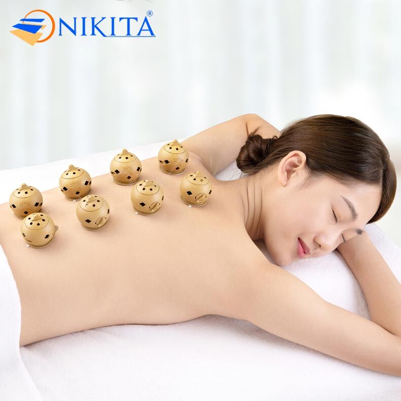 Bộ dụng cụ massage xông hơi huyệt đạo trên cơ thể Bộ dụng cụ massage xông hơi huyệt đạo trên cơ thể