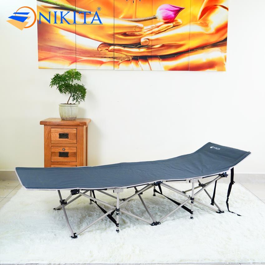 Giường gấp NIKITA gấp gọn vải bạt thái lan TT06 Giường gấp NIKITA gấp gọn vải bạt thái lan TT06