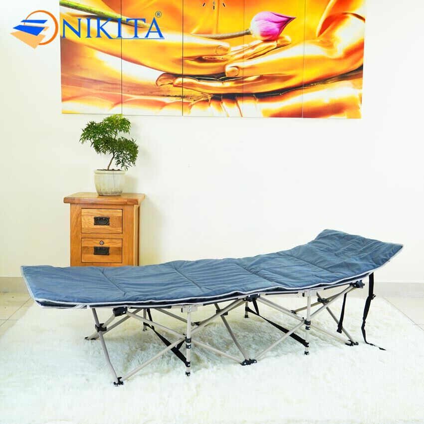 Giường gấp NIKITA gấp gọn vải bạt thái lan TT06 Giường gấp NIKITA gấp gọn vải bạt thái lan TT06