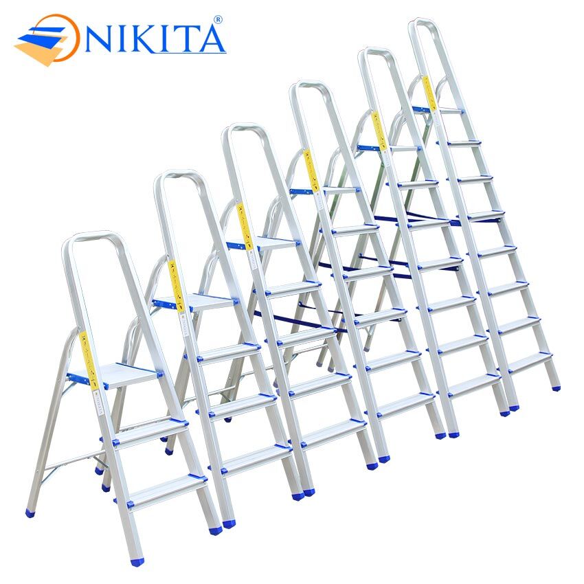 Thang ghế nhôm tay vịn NIKITA Thang ghế nhôm tay vịn NIKITA