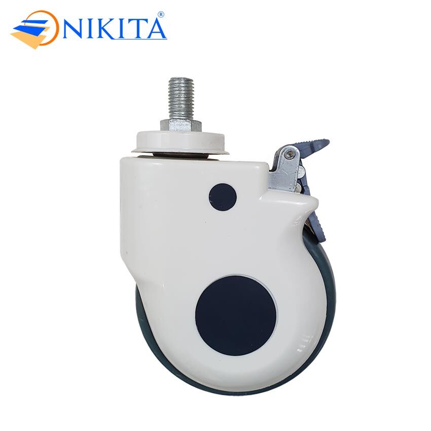 Bánh xe đơn cho giường bệnh giường y tế Nikita Bánh xe đơn cho giường bệnh giường y tế Nikita