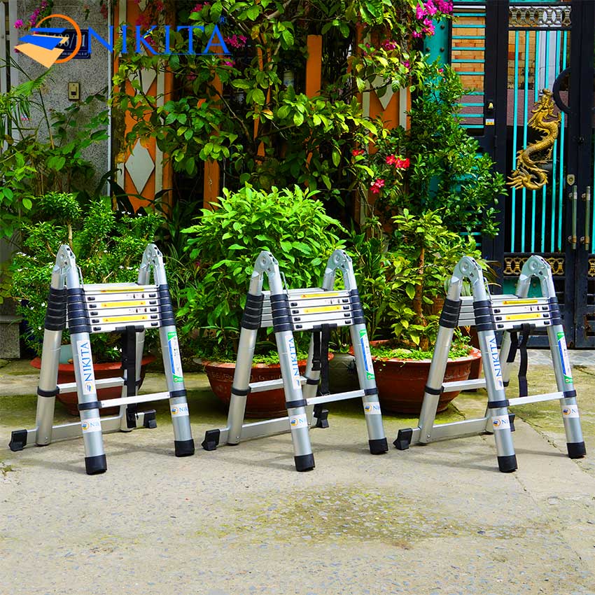 Thang nhôm rút đôi đa năng A-I NIKITA Thang nhôm rút đôi đa năng A-I NIKITA