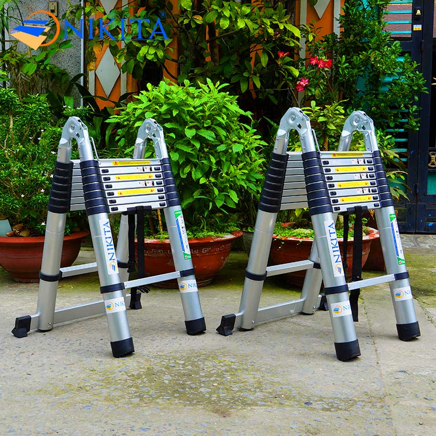 Thang nhôm rút đôi đa năng A-I NIKITA Thang nhôm rút đôi đa năng A-I NIKITA