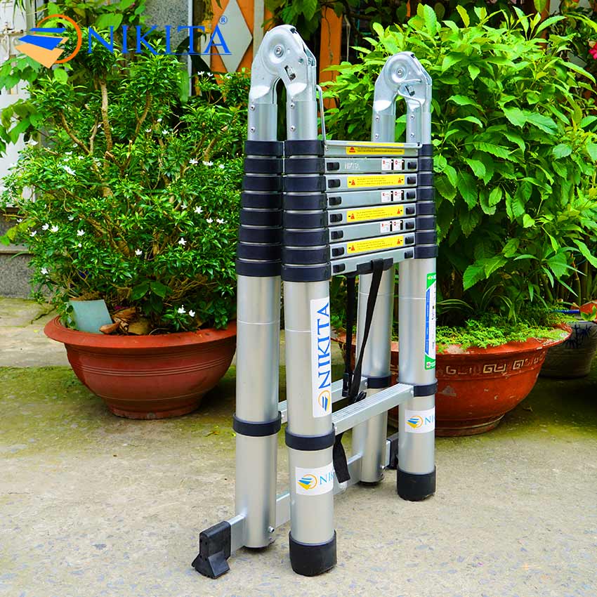 Thang nhôm rút đôi đa năng A-I NIKITA Thang nhôm rút đôi đa năng A-I NIKITA