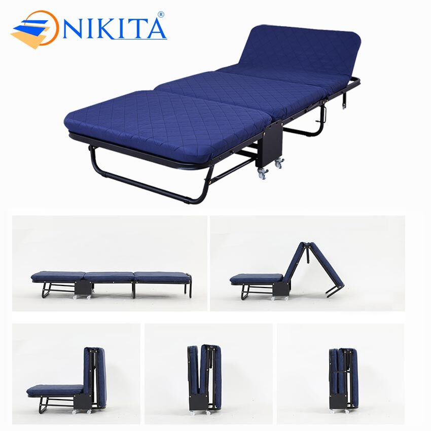 Giường gấp 3 khúc nâng đầu gấp gọn NIKITA Giường gấp 3 khúc nâng đầu gấp gọn NIKITA