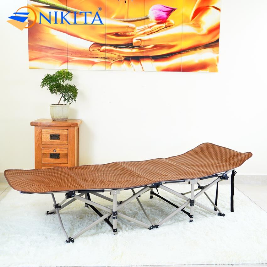 Giường xếp NIKITA gấp gọn vải bạt thái lan TT01 Giường xếp NIKITA gấp gọn vải bạt thái lan TT01