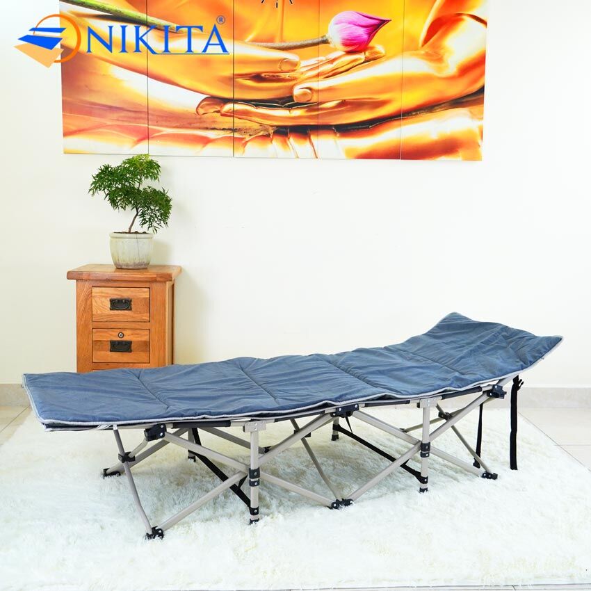 Giường xếp NIKITA gấp gọn vải bạt thái lan TT01 Giường xếp NIKITA gấp gọn vải bạt thái lan TT01