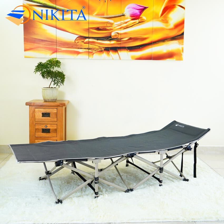 Giường xếp NIKITA gấp gọn vải bạt thái lan TT01 Giường xếp NIKITA gấp gọn vải bạt thái lan TT01
